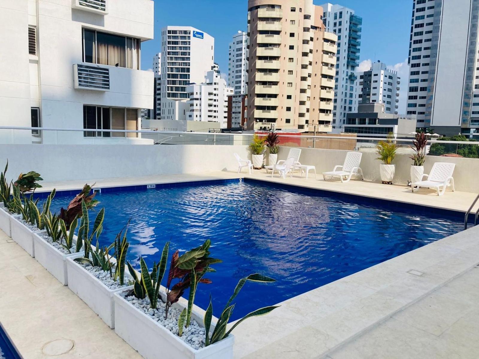 Acogedor Estudio 310 Bocagrande A 1 Cuadra De La Playa *