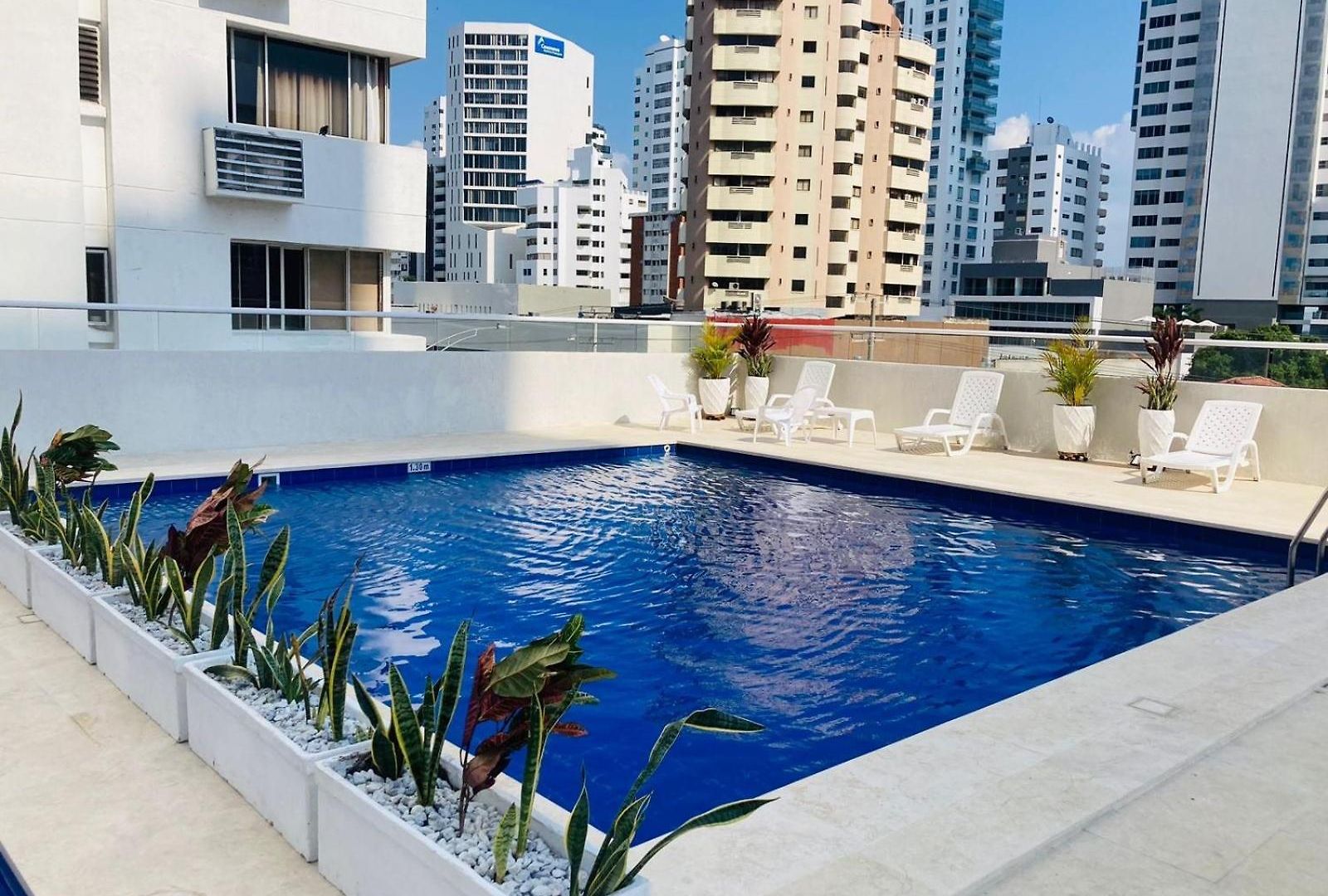 Acogedor Estudio 310 Bocagrande A 1 Cuadra De La Playa *